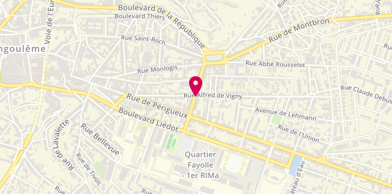 Plan de MACIF, 46 Boulevard René Chabasse, 16000 Angoulême