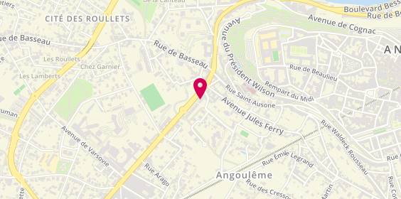 Plan de MAPA Assurances Angoulême, 239 Rue de Bordeaux, 16000 Angoulême
