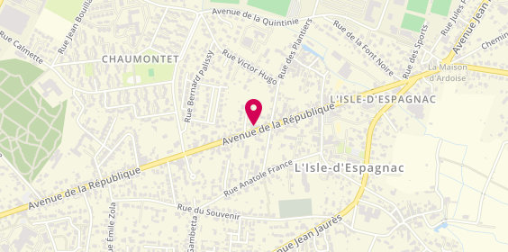 Plan de Mutuelle de Poitiers Assurances - Anne SARRAF, 131 Bis avenue de la République, 16340 L'Isle-d'Espagnac