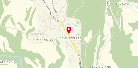 Plan de Agence Groupama du Chatelard, avenue Denis Therme, 73630 Le Châtelard