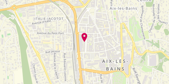 Plan de AESIO mutuelle, 8 avenue de Verdun, 73100 Aix-les-Bains