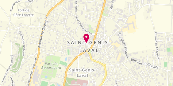 Plan de Groupama, 6 place Mathieu Jaboulay, 69230 Saint-Genis-Laval