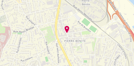 Plan de AESIO mutuelle, 1 place Jean Jaurès, 69310 Oullins-Pierre-Bénite