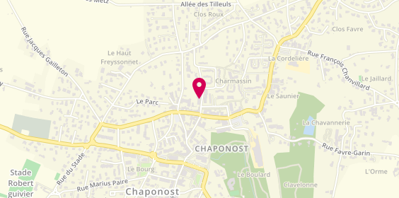 Plan de Caisse d'Epargne Chaponost, 5 Rue des Viollières, 69630 Chaponost