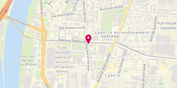 Plan de Crédit Agricole, 60 avenue Debourg, 69007 Lyon