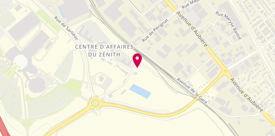 Plan de Smavie Btp, 18 Rue de Sarliève, 63800 Cournon-d'Auvergne