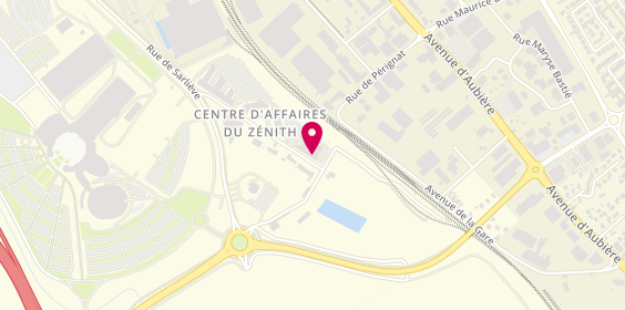 Plan de Groupama, 24 Rue de Sarliève, 63800 Cournon-d'Auvergne