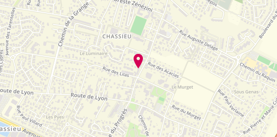 Plan de Bureau 00577, 29 Rue de la République, 69680 Chassieu