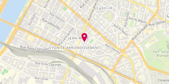 Plan de MACIF, 4 place Jean Macé, 69007 Lyon