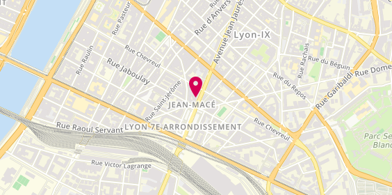 Plan de Groupama, 84 avenue Jean Jaurès, 69007 Lyon