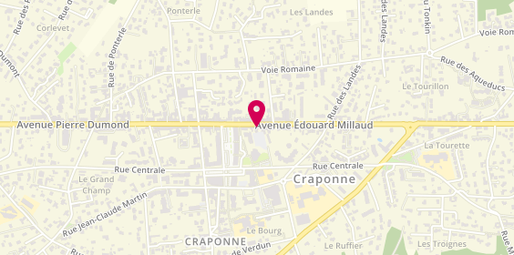 Plan de Bureau 00346, 85 avenue Edouard Millaud, 69290 Craponne