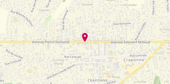 Plan de Caisse d'Epargne Craponne, 115 avenue Pierre Dumond, 69290 Craponne