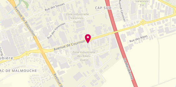 Plan de Matmut Assurances, 48 avenue de Cournon, 63170 Aubière