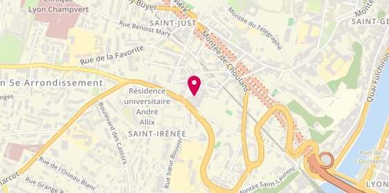 Plan de Saint-Christophe assurances, 7 place Saint-Irénée, 69005 Lyon