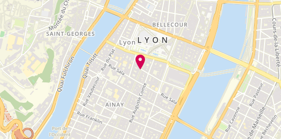 Plan de Maif Point d'Acceuil Lyon, 10-12 Rue Victor Hugo, 69002 Lyon