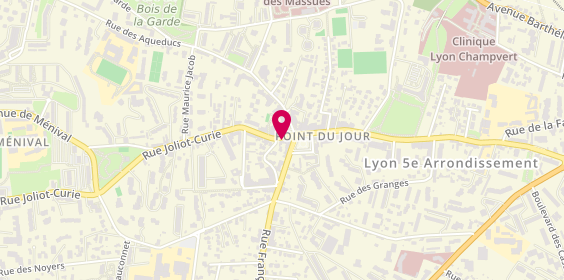 Plan de Allianz Assurance LYON POINT DU JOUR - Kamilia KHAMOURI, 3 Rue Joliot Curie, 69005 Lyon