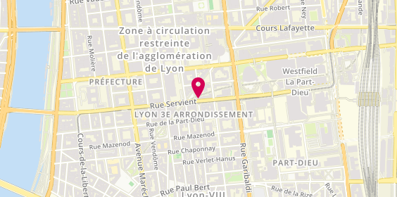 Plan de Mgas, 99 Rue Servient, 69003 Lyon