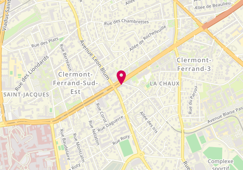 Plan de MACSF, 2 Boulevard Paul Pochet Lagaye, 63000 Clermont-Ferrand