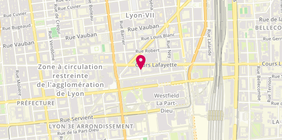 Plan de AXA Prévoyance & Patrimoine ANTHON Raphaëlle, 123 Rue Tête d'Or, 69003 Lyon