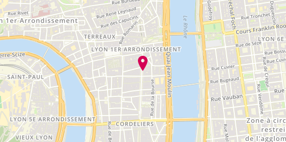 Plan de Caisse d'Epargne Hôtel de Ville, 7 Rue de la République, 69001 Lyon
