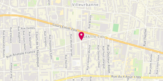Plan de MACIF Assurances, 7 Rue Paul Verlaine, 69100 Villeurbanne