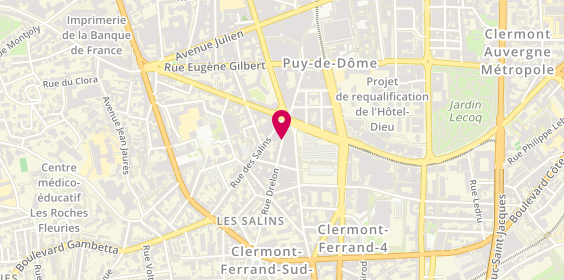 Plan de Allianz, 4 Rue Drelon 2 Et, 63000 Clermont-Ferrand