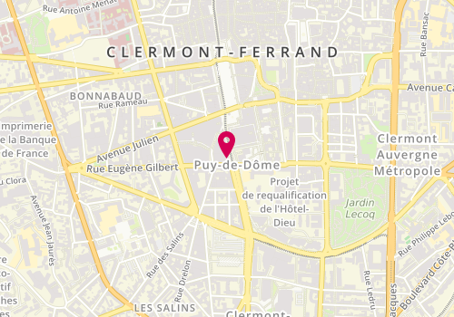 Plan de MAE Clermont-Ferrand, 14 Rue Gonod, 63000 Clermont-Ferrand