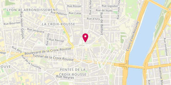 Plan de Bureau 00396, 27 place de la Croix-Rousse, 69004 Lyon