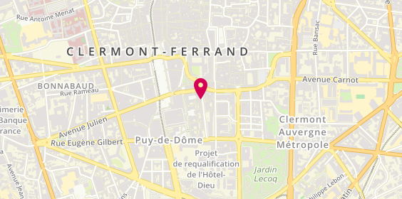 Plan de Agence Intériale, 18 Georges Clemenceau, 63000 Clermont-Ferrand