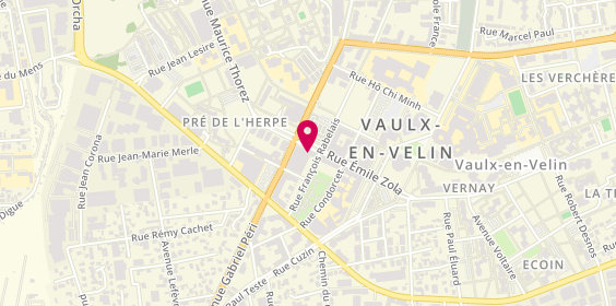 Plan de S&A Assurance, 7 Bis Rue Emile Zola, 69120 Vaulx-en-Velin