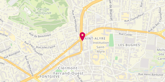 Plan de MAPA Assurances Clermont-Ferrand, 16 Rue Gilles Durant, 63000 Clermont-Ferrand