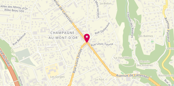Plan de Crédit Agricole, 49 avenue de Lanessan, 69410 Champagne-au-Mont-d'Or