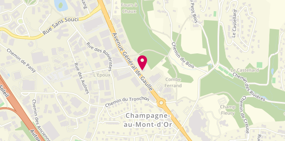 Plan de MACIF, 14 avenue Général de Gaulle, 69410 Champagne-au-Mont-d'Or