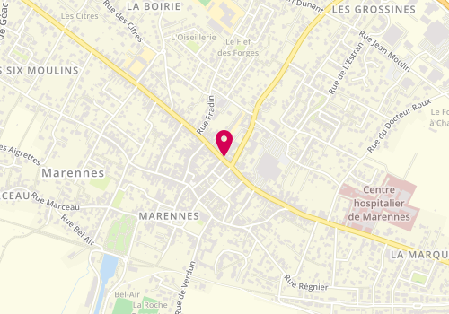 Plan de Mutuelle de Poitiers Assurances, 78 Rue Georges Clemenceau, 17320 Marennes