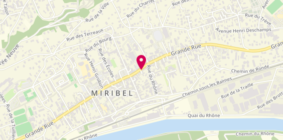 Plan de Caisse d'Epargne Miribel, 1206 Grande Rue, 01700 Miribel