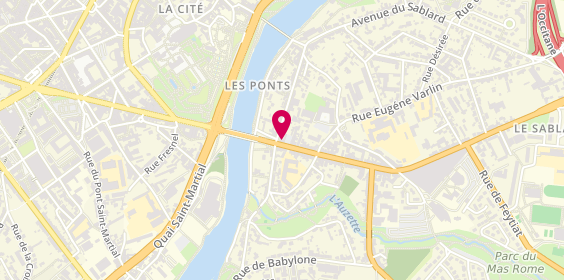 Plan de AXA Assurance et Banque GOBEAUX Vincent, 3 avenue du Maréchal de Lattre-De-Tassigny, 87000 Limoges