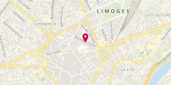 Plan de Agence SwissLife Limoges - Olivier BONNICHON, 19 Boulevard Carnot, 87000 Limoges