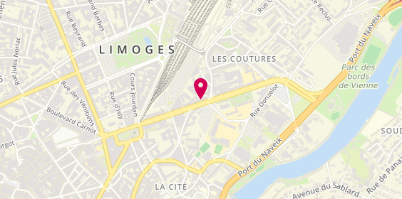 Plan de Mapa Prevoyante-Accidents, 6 avenue des Bénédictins, 87000 Limoges