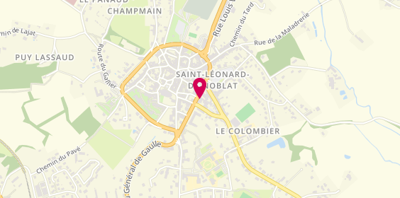 Plan de Groupama, 6 avenue du Champ de Mars, 87400 Saint-Léonard-de-Noblat