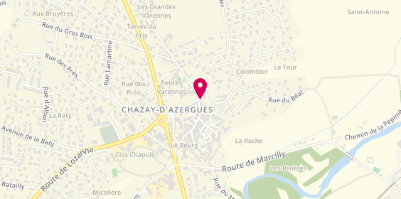 Plan de Bureau 00846, place de l'Église, 69380 Chazay-d'Azergues