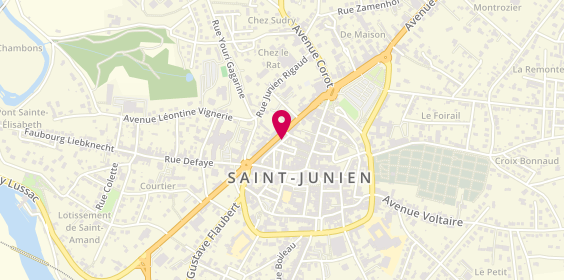 Plan de AESIO mutuelle, 26 Boulevard Victor Hugo, 87200 Saint-Junien