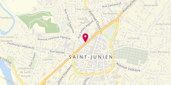 Plan de Agence Groupama St Junien, 23 Boulevard Victor Hugo, 87200 Saint-Junien