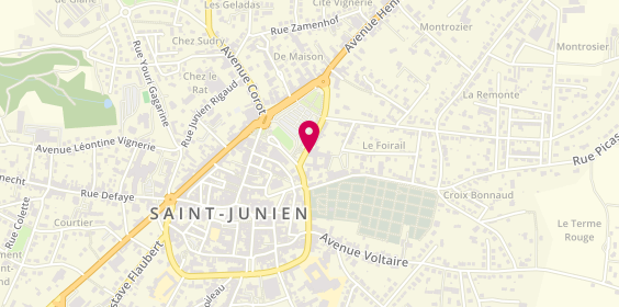 Plan de Axa France, 6 avenue Anatole France, 87200 Saint-Junien