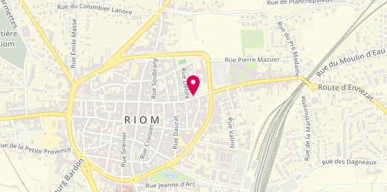 Plan de Gan Assurances Riom le Beau, 1 Rue de l'Hôtel de Ville, 63200 Riom