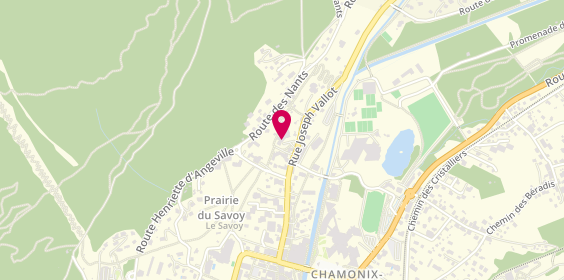 Plan de Axa Philippe Charpentier, 543 Rue Joseph Vallot, 74400 Chamonix-Mont-Blanc
