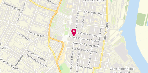 Plan de GMF Assurances AGENCE DE ROCHEFORT, 73 avenue Charles de Gaulle, 17300 Rochefort
