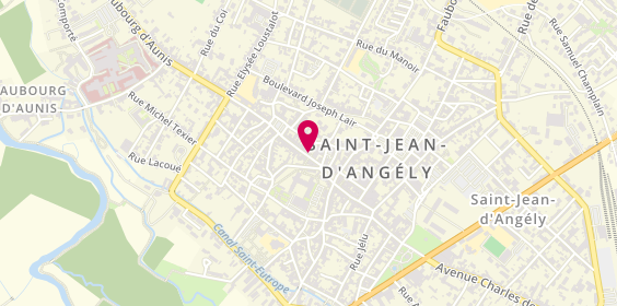 Plan de MAAF Assurances ST JEAN d'ANGELY, 22 Rue Gambetta, 17400 Saint-Jean-d'Angély