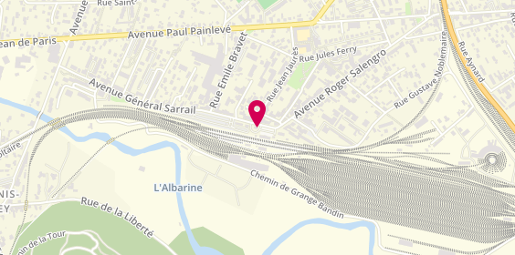Plan de Mutuelle Entrain, place de la Gare, 01500 Ambérieu-en-Bugey