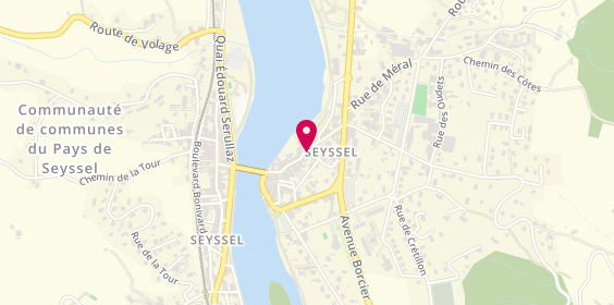 Plan de Caisse d'Epargne Seyssel, 12 place de l'Orme, 74910 Seyssel