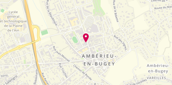 Plan de MAAF Assurances AMBERIEU EN BUGEY, 17 Rue Alexandre Bérard, 01500 Ambérieu-en-Bugey